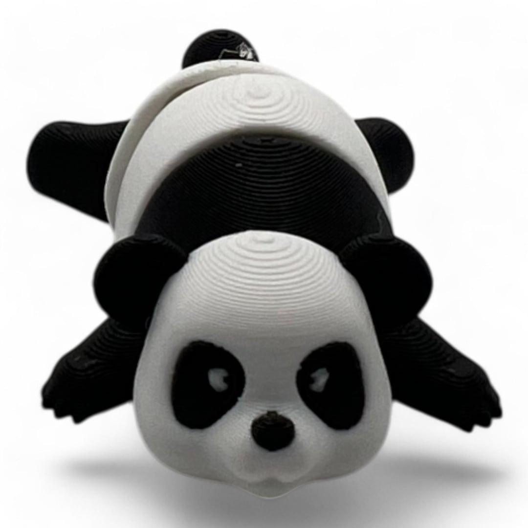 3D Printed Flexible Panda Fidget Toy: Articulating Collectible - Etsy