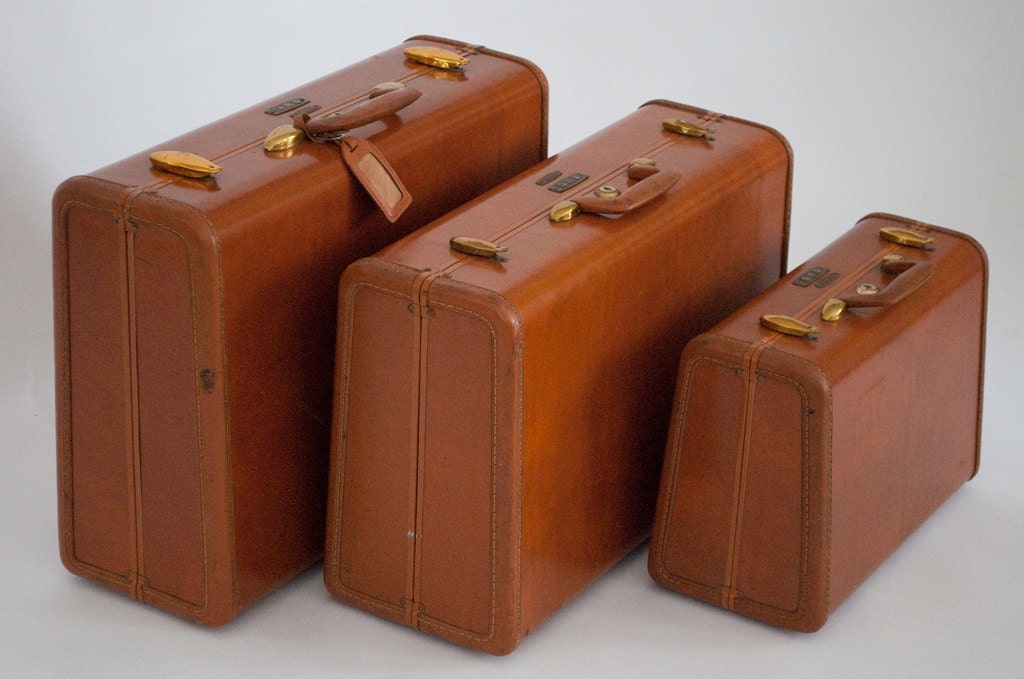 Vintage Samsonite Luggage Etsy