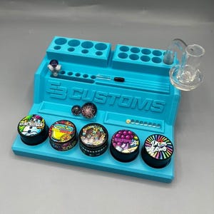 Large All In One Dab Station - Pot Rack, Terp Pearl Trays & More!