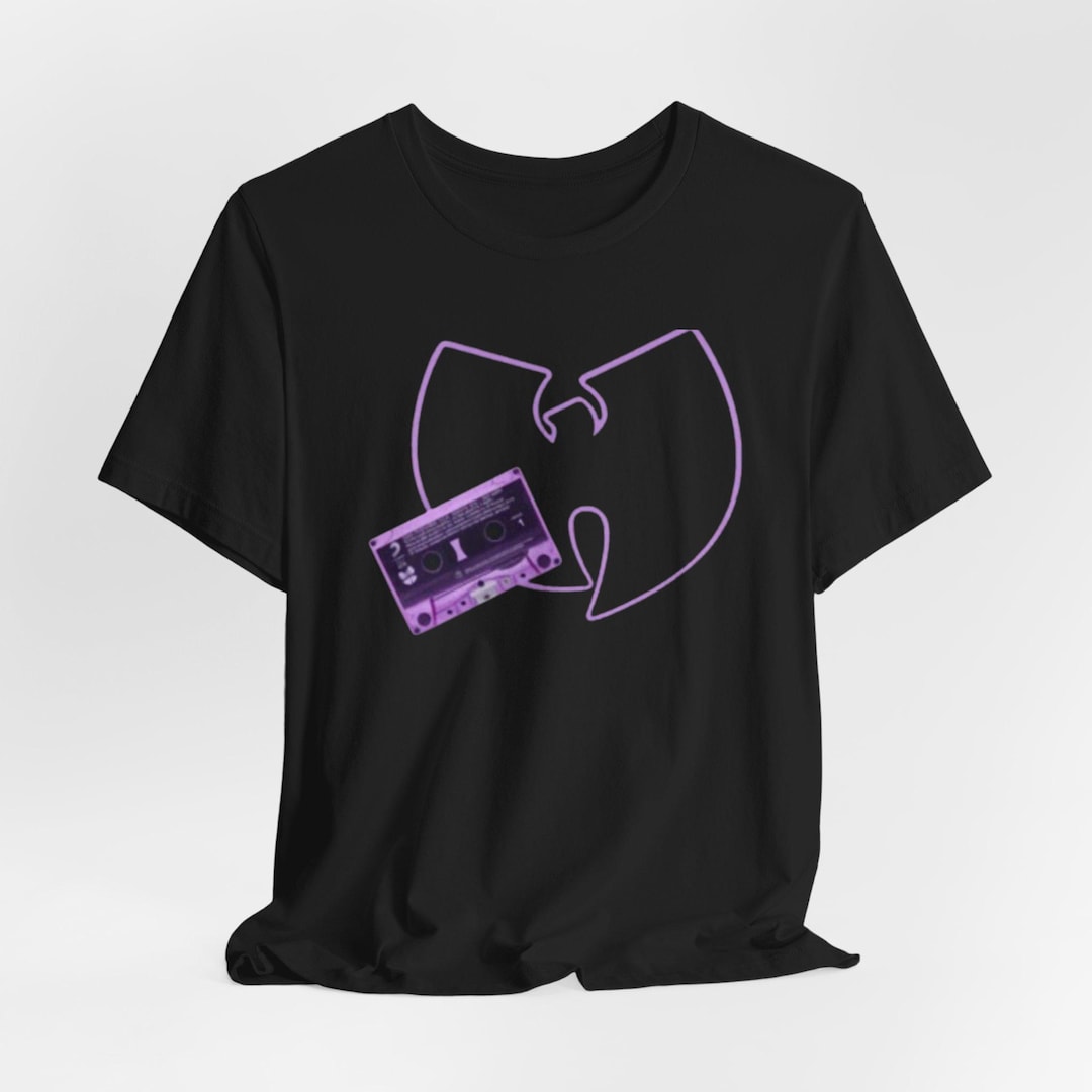 Wu-tang Logo With Purple Cassette Tee | 90s Hip Hop T-shirt - Etsy
