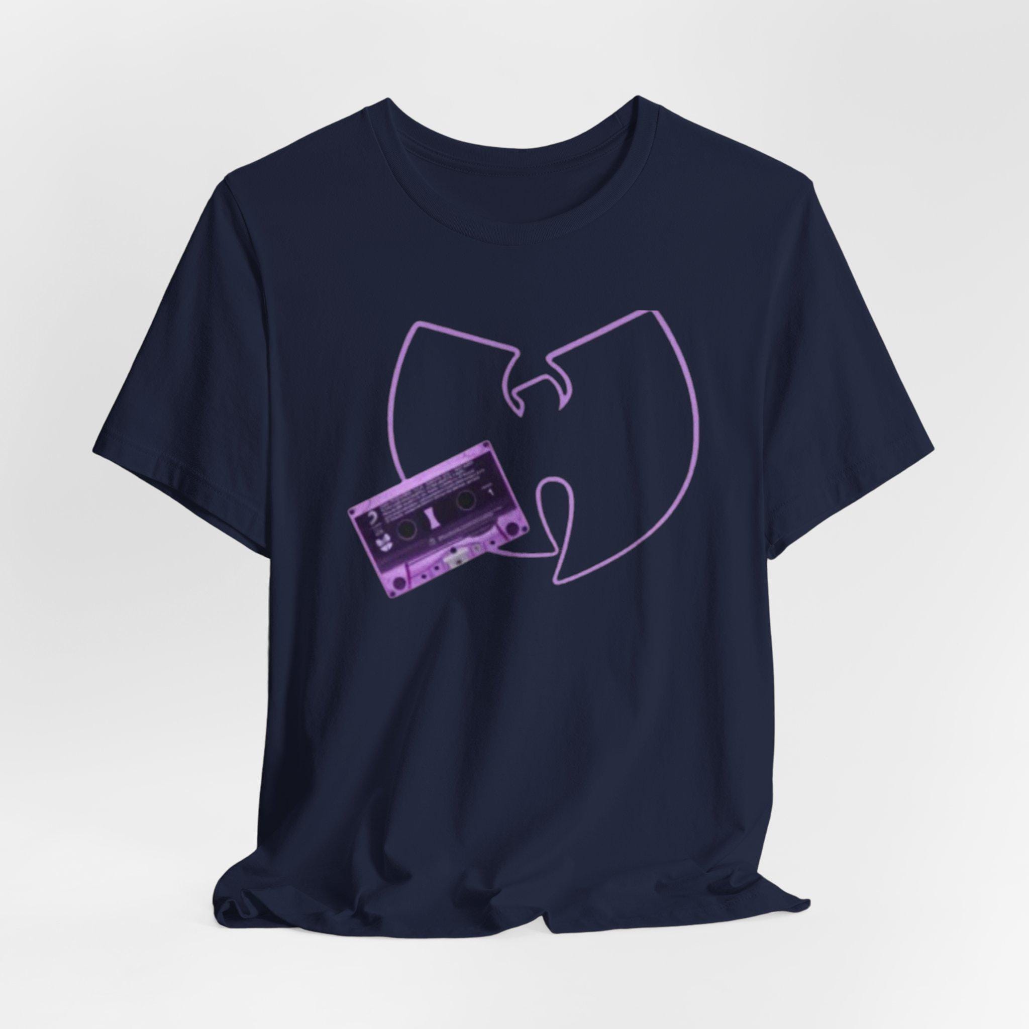Wu-tang Logo With Purple Cassette Tee | 90s Hip Hop T-shirt - Etsy