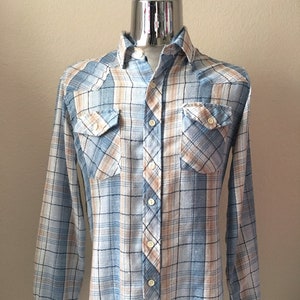Vintage 70&#39;s Kennington, Long Sleeve, Western Shirt (M)