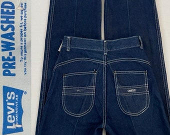 Vintage 70er Levi's Jeans USA, hoch tailliert, Denim (Größe 2)