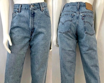 Vintage 90's Levi's 550 USA, Jeans, High Waisted, Relaxed Fit, Denim (L)