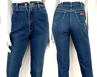 Vintage 80's Braxton Jeans, High Waisted, Straight Leg (Size 4)