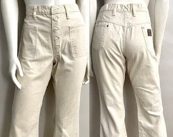 Vintage 60's Wrangler Bell Bottom Sailor Pants (Size 10)
