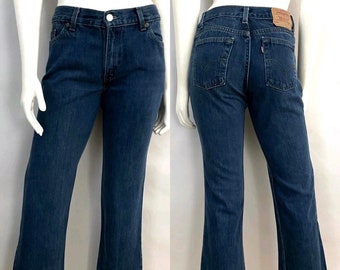 Vintage 00's Levi's 518 Jeans USA, Superlow Rise, Bootcut, Denim (S)