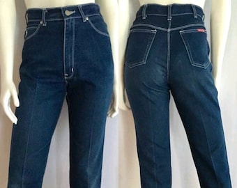 Vintage 80's Braxton Jeans, High Waisted, Straight Leg, Denim (M)