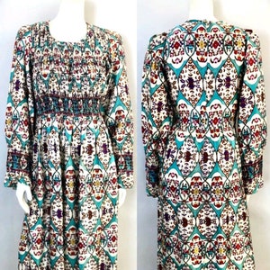 Vintage 70's Mindy Malone, Long Sleeve, Maxi Dress S - Etsy