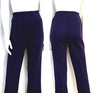 Vintage 70&#39;s Purple, High Waisted, Bell Bottom Pants (M)