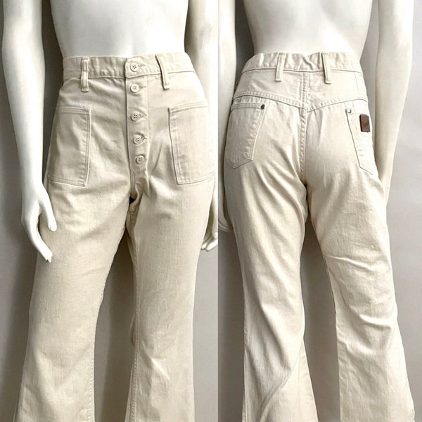 Vintage 60's Wrangler Bell Bottom Sailor Pants (Size 10)