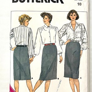 Vintage 80&#39;s Butterick 3471, Skirts (S)