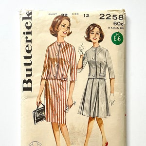 60's Butterick 2258, Two-Piece Outfit (S)