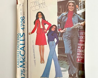 70's McCall's 4726, Shirt-Jacket, Skirt, Pants (XS)