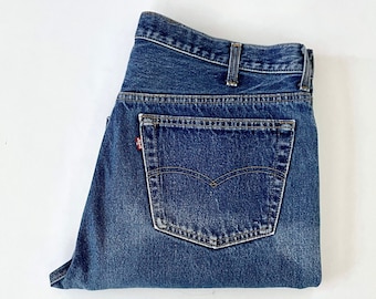 Vintage 80's Levi's 646 Jeans, Bell Bottom, Orange Tab