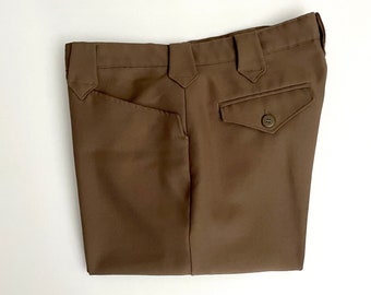 Vintage 70's Panhandle Slim, Light Brown, Bell Bottom, Pants (W36)