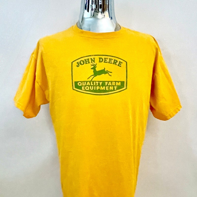 T-shirt John Deere Unisexe Coton - Tracteur Agricole - Homme Femme Fans - Neuf Avec étiquettes