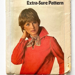 70&#39;s Uncut Simplicity 8166, Pullover Tops (XS/S)