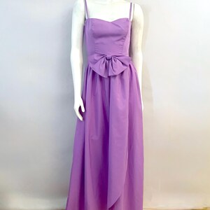 80&#39;s Lavender, Strappy, Maxi, Prom Dress (Size 00)