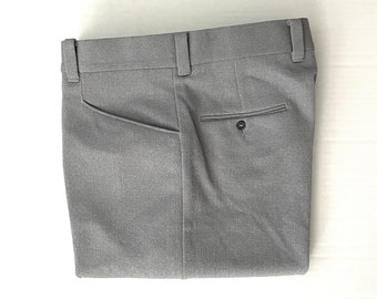 Pantalon Levi's Panatela vintage des années 70, gris, bootcut, disco (W36)