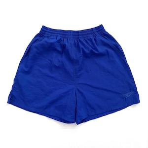 Vintage 80&#39;s Reebok, Blue, Nylon, Running Shorts (XS/S)