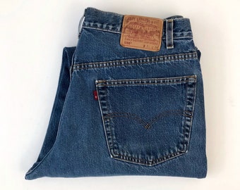 パンツ 1990's LEVI'S 501XX MADE IN USA W35 L34 No. 11 Vintage 90's Made in USA Levi's 501 Jeans W35/L34 – Second