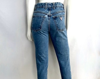 Vintage 80's Guess Jeans USA, Skinny Denim (Size 2)