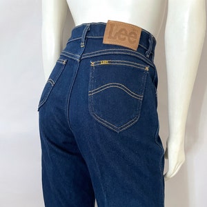 Vintage 80's Lee Riders, Jeans, High Waisted, Dark Wash, Denim M image 2
