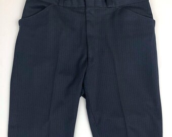 Vintage 80s Striped Pants // Straight Leg Haband Men Slacks