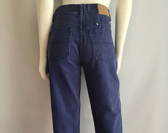 90's Purple Jeans, High Waisted, Relaxed Fit, Denim (M)