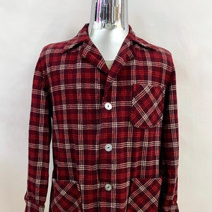 Vintage 50's Pendleton, Plaid, Wool, Button Down, Jacket (L)