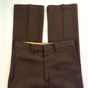 60's Mod, Brown, Talon, Metal Zipper, Straight Leg, Pants (W34) - Etsy