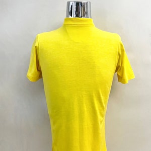 Vintage 70's Yellow Short Sleeve T Shirt by Allen Solly & Co (M)