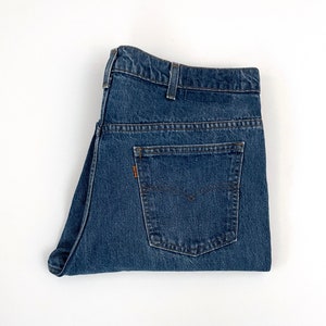 Vintage 80&#39;s Levi&#39;s 519 Jeans, Orange Tab, Straight Leg, Denim (W36)