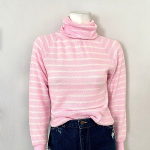 Pink Knit Turtleneck Etsy Australia