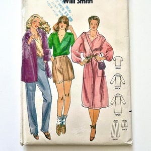 80&#39;s Uncut Butterick 6478 Dress Tunic Top Pants Shorts (Size 4/6)