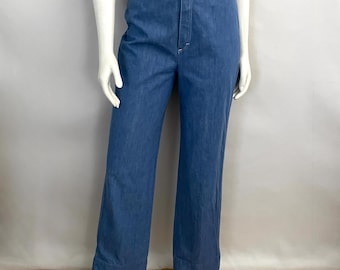 70's Hellblaue Jeans mit geradem Bein (W29)