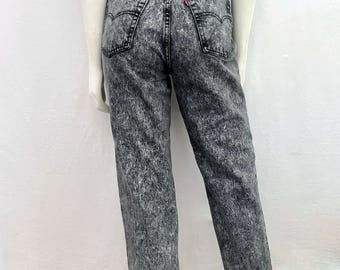 80's Levi's 501 Jeans, High Waisted, Button Fly, Denim (size 4) - Etsy