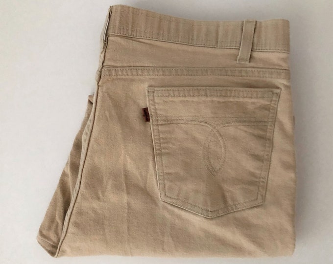 Vintage Men's 70's Levi's Pants Tan Slacks - Etsy