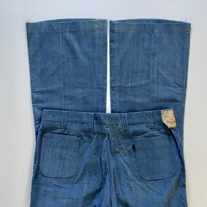 70&#39;s Deadstock Panatela Corduroy Bell Bottom Pants (W38)