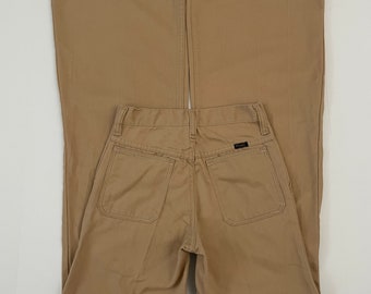 70's Tan, Wrangler, Bell Bottom Pants (Size 0)
