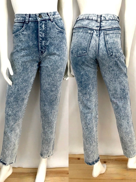 Vintage 80's Acid Wash, Jeans, High Waisted, Denim by Cary on S 