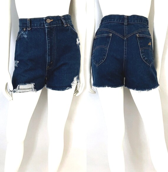 Shorts Vintage 80 s Chic Cintura Alta Cortados Talla 6 Etsy Mexico