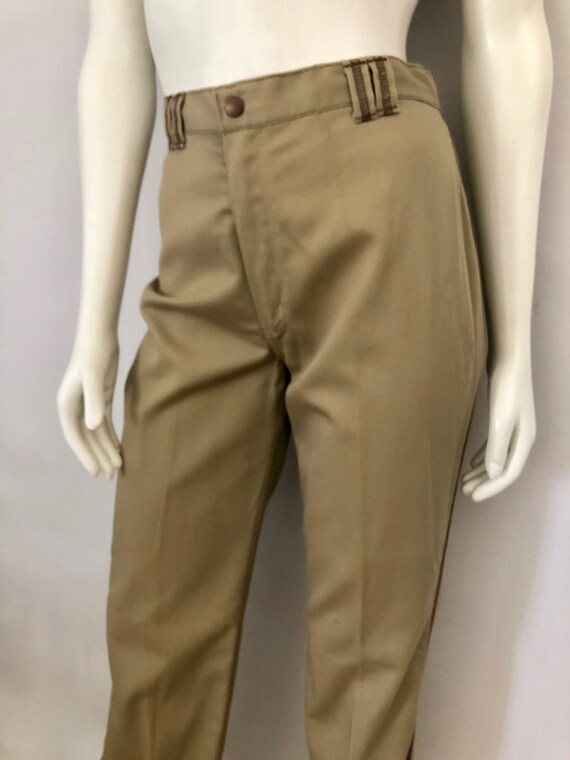 Vintage 70's Deadstock, Wrangler, Khaki, Straight… - image 7