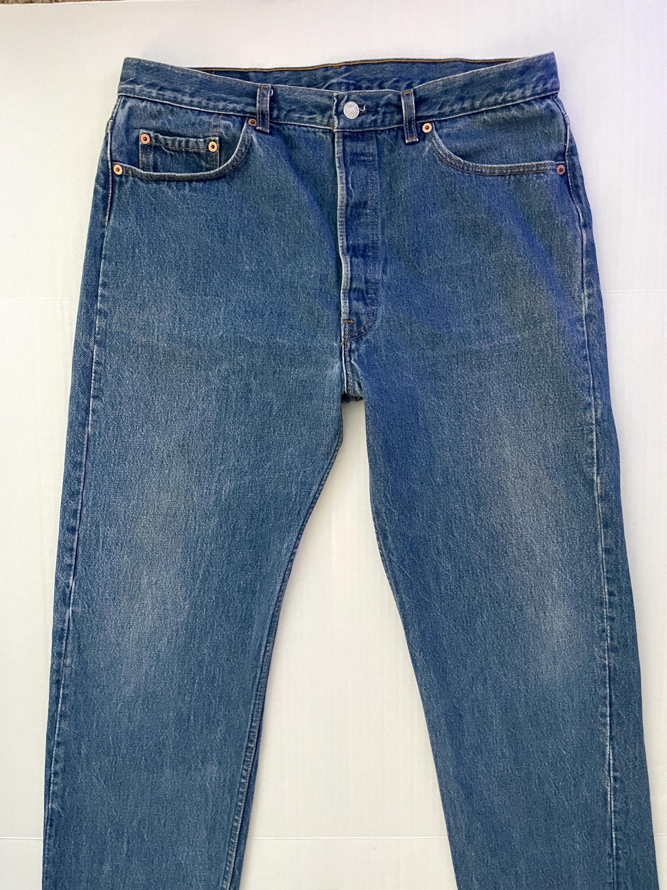 90's Levi's 501 Jeans USA, Button Fly, Denim (W36) - Etsy Canada