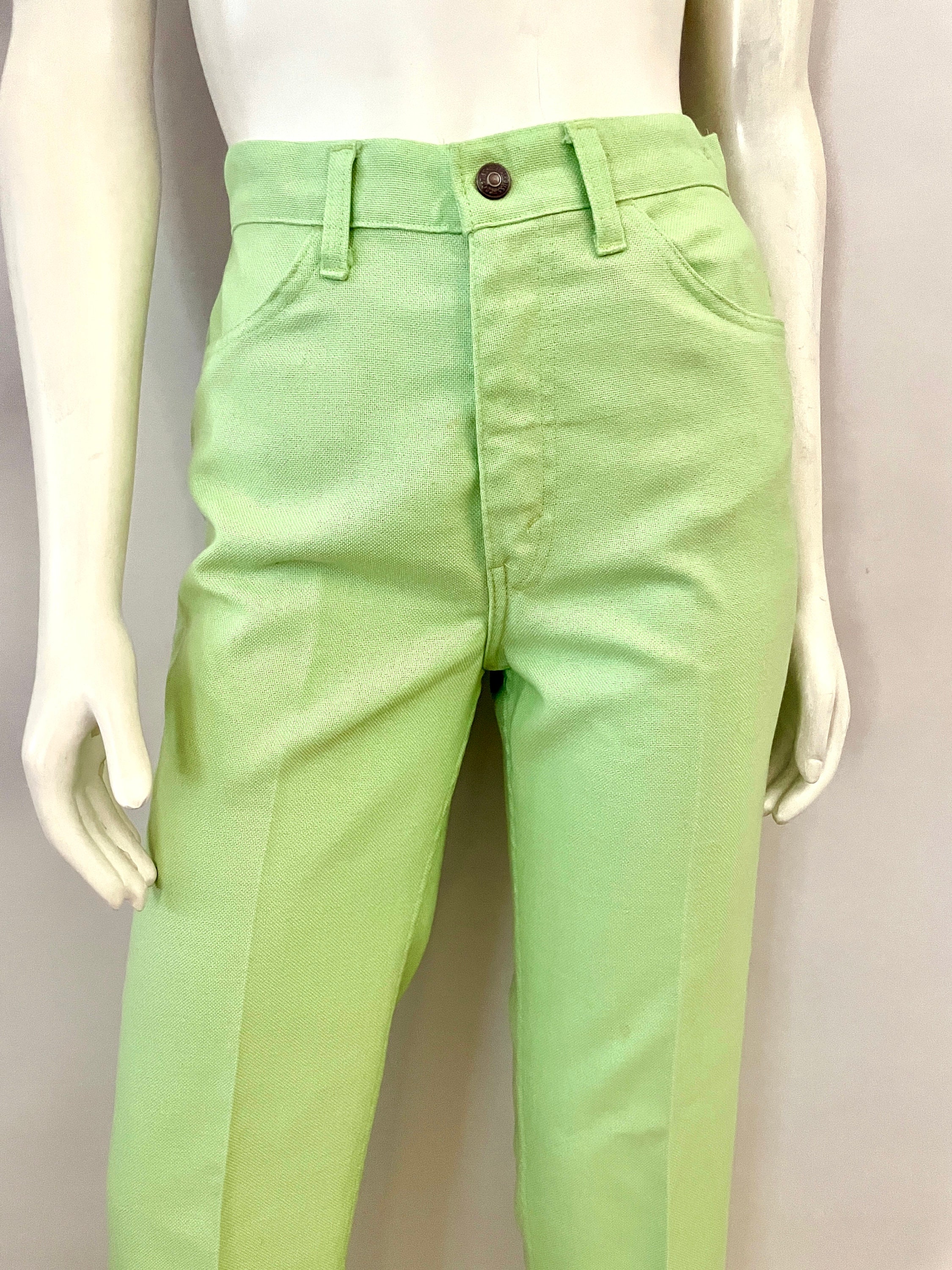 Vintage 60's Big E Levi's for Gal's, Mint Green, Pants (size Vintage 60's Big E Levi's for Gal's, Mint Green, Pants (size