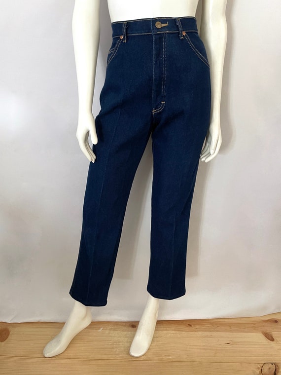 Vintage 80's Lee Riders, Jeans, High Waisted, Dar… - image 3