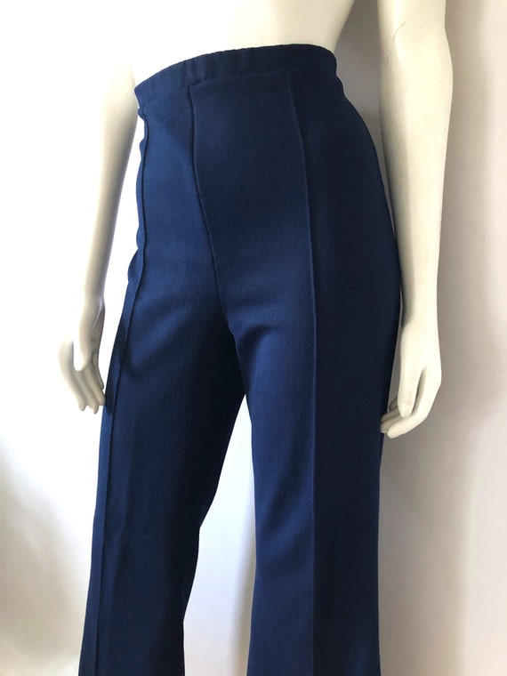 high waisted polyester pants