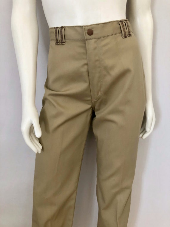 Vintage 70's Deadstock, Wrangler, Khaki, Straight… - image 4