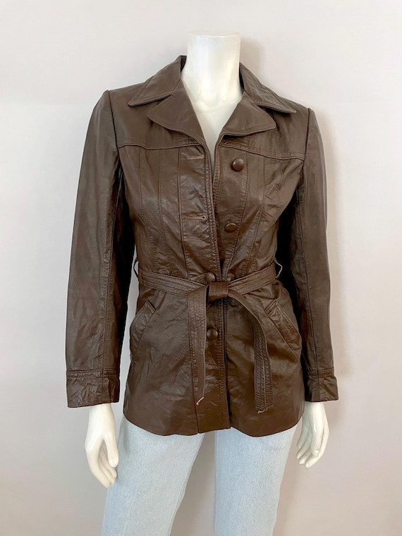 70’s Brown Leather Weekender